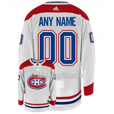 Mænd NHL Montreal Canadiens Trøje Tilpasset Adidas Hvid Authentic
